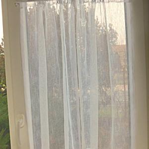 Dreher sable kész függöny Johanna ecrü 95x120cm bújtatós