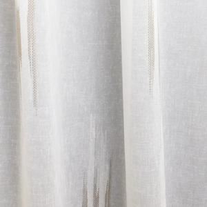 Ecrü sable kész függöny VM88  drapp ezüst mintával 140x170cm