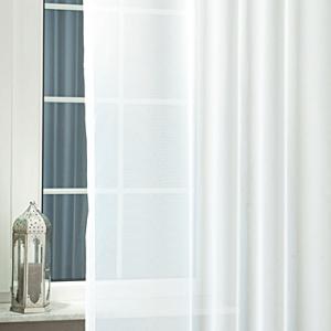 Egyszínű voila kész függöny fehér 180x400cm