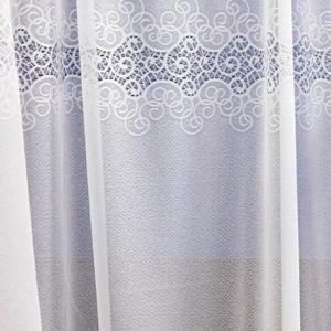 Fehér jaquard függöny B2 bordűrös 180x220cm