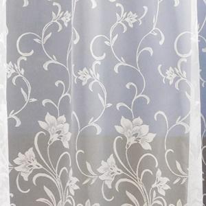 Fehér jaquard függöny IND88 bordűrös 165x180cm