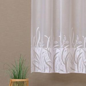 Fehér jaquard kész függöny Salgó 160x150cm