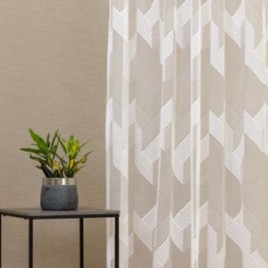 Fehér jaquard kész függöny TK4001 180x280cm