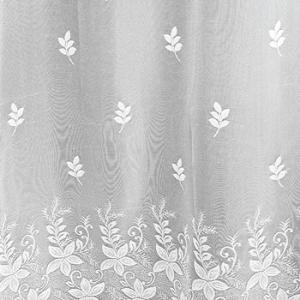 Fehér jaquard kész függöny Twiny 245x490cm