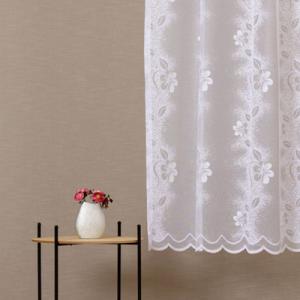 Fehér jaquard kész függöny Zala 150x200cm