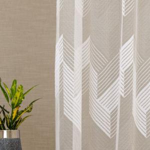 Fehér jaquard vitrage függöny TK4001 70x100cm