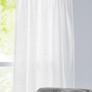 Fehér sable kész függöny fehér Magda 120x100cm bújtatós
