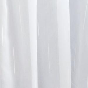 Fehér sable kész függöny nyírt vonal mintával  70x90cm bújtatós