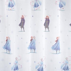 Fehér voila fényáteresztő gyerek kész függöny FROZEN/C04/ 180x180cm