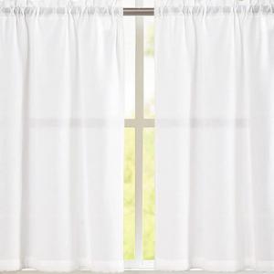 Fehér voila vitrage függöny 2 részes szett