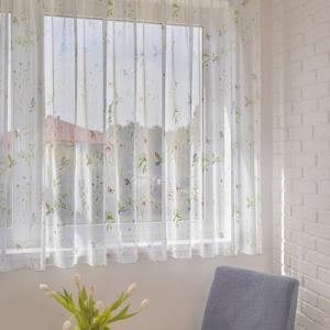 Fényáteresztő kész függöny 5355 színes madaras 175x300cm