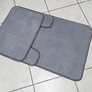 Fürdőszobaszett 3-részes szürke