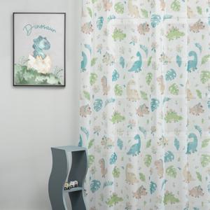 Gyerekmintás voila kész függöny Dinoszaurusz 180x240cm