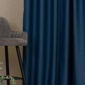 Kész blackout sötétítő függöny 38 sötétkék 160cm magas 130cm széles párban