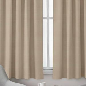 Kész blackout sötétítő függöny homok AG280 135x90cm ráncolóval párban