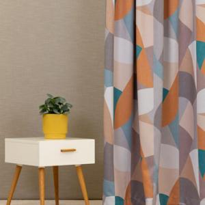 Kész dimout sötétítő függöny Reims mustár 140x120cm párban