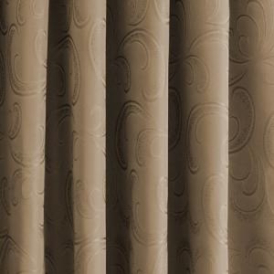 Kész sötétítő dekor függöny Panni camel 160x130cm párban