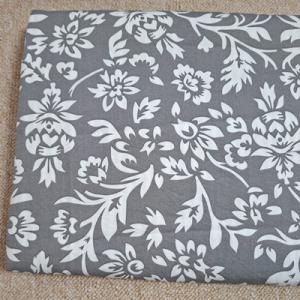 Kispárnahuzat cipzáros szürke mintás kb: 40x50cm