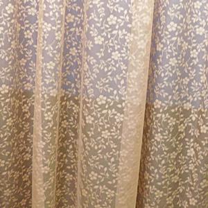 Középbarna csipke jaquard kész függöny 180x300cm