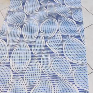 Mintás anti-slip szőnyeg  kék  65x100cm