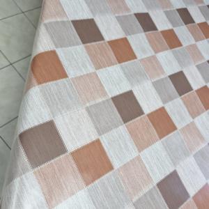 Mintás viaszos vászon barna kockás 100x140cm