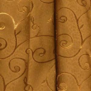 Őzbarna szatén drapéria kb: 200cm széles