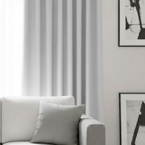 Panama 33 világosszürke kész sötétítő-dekor függöny 185x140cm