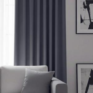Panama 53 szürke kész sötétítő-dekor függöny 140x100cm