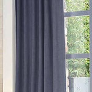 Panama 53 szürke kész sötétítő-dekor függöny 160x140cm