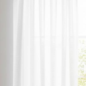 Sable kész függöny Dolores fehér 150x110cm bújtatós