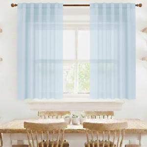 Sable kész függöny Primula 36 halványkék 135x70cm párban