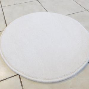 Shaggy törtfehér kör szőnyeg 50cm átmérő