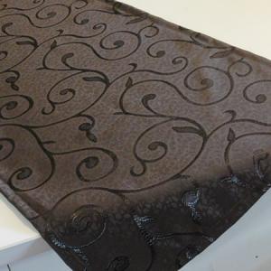 Szatén asztalközép D. sötétbarna 35x85cm