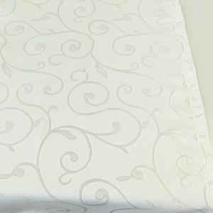 Szatén asztalközép D. törtfehér 35x85cm