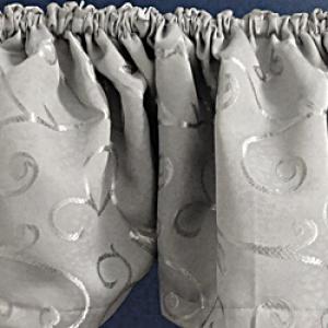 Szürke szatén drapéria kb: 260cm széles