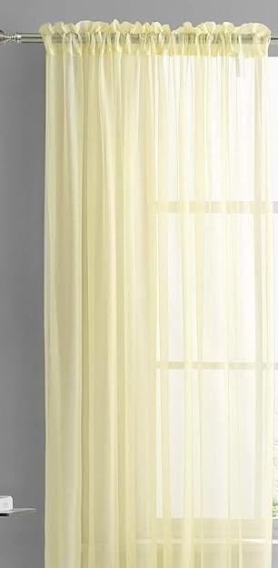 Vanilia színű kész függöny Daria bújtatós 270x170cm