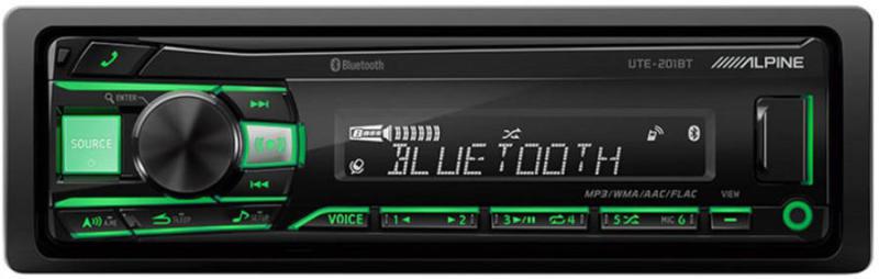 Alpine UTE-201BT iPod-Bluetooth-USB 1 DIN autórádió
