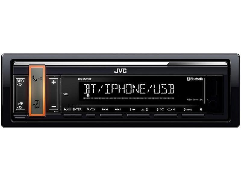 JVC KD-X361BT mechanika nélküli Bluetooth autórádió