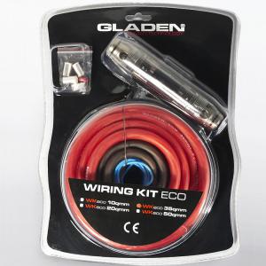 Autóhifi kábel készlet 35 mm2 erősítő bekötéshez Gladen Audio WK 35