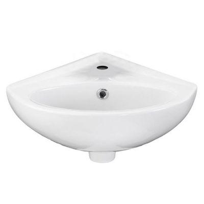 Aqualine Luigi sarok kerámia kézmosó 34x34 cm, fehér (FS161)