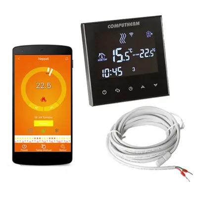 Computherm E300FC programozható digitális Wi-Fi fan-coil termosztát 2- és 4-csöves rendszerekhez