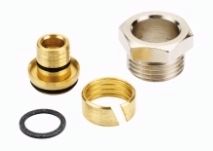Danfoss alupex csatlakozó radiátor szelephez R1/2" 16x2 mm-es (013G4176)