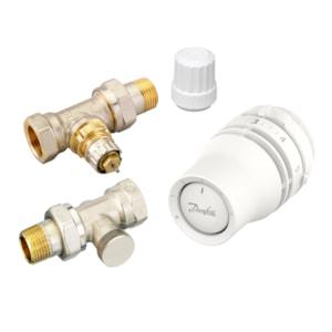 Danfoss radiátor szelep egyenes szett 1/2'' (015G5332)