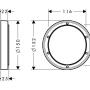 Hansgrohe hosszabbító rozetta Ø 150 mm (13597000)