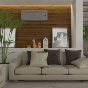 Reverso HW 400 DC inverteres magasfali Design fan-coil klíma (RHW400)