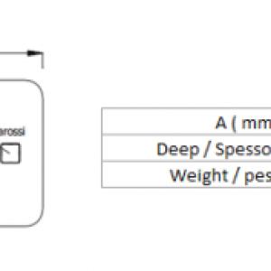 Reverso HW 400 DC inverteres magasfali Design fan-coil klíma (RHW400)