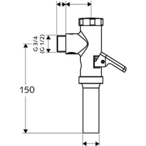 SCHELL SCHELLOMAT WC öblítő szelep (022380699)