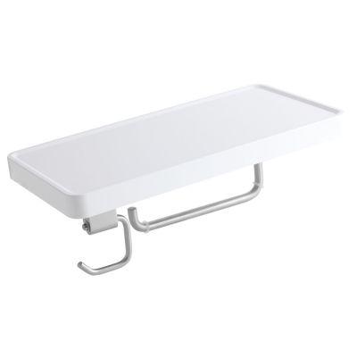 Ferro Emotion polc WC papír tartóval és akasztóval (65540,1)