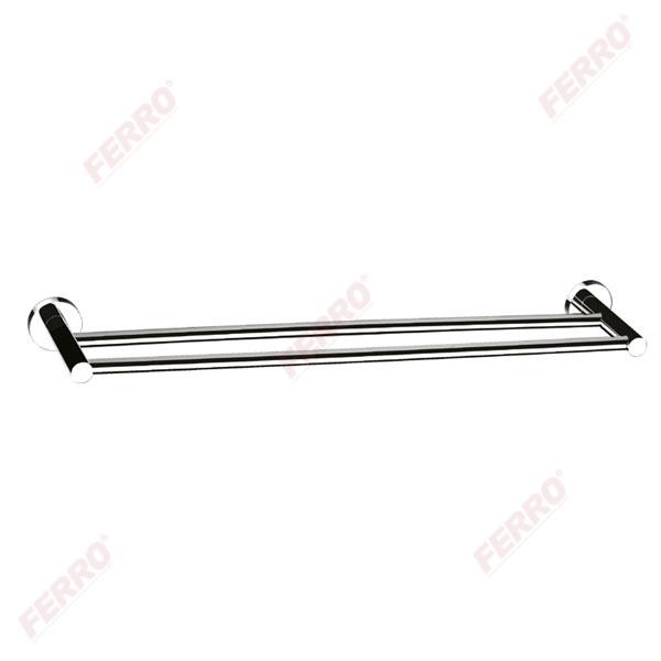 Ferro Grace dupla fali törölközőtartó rúd 45cm (AC08)