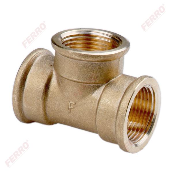 Ferro sárgaréz egál T-idom G3/4 (T03Z)